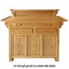 Bàn thờ gỗ gõ đỏ có tủ bên dưới MS 2882 | GIAO HỎA TỐC TPHCM