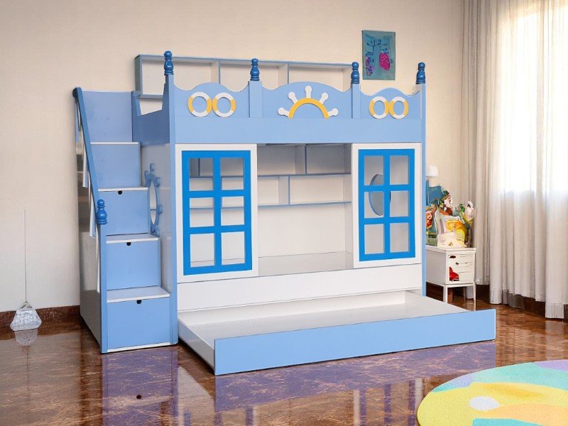 8 lợi ích khi dùng giường tầng gỗ trong gia đình hiện đại 7 Lợi ích khi dùng giường tầng gỗ