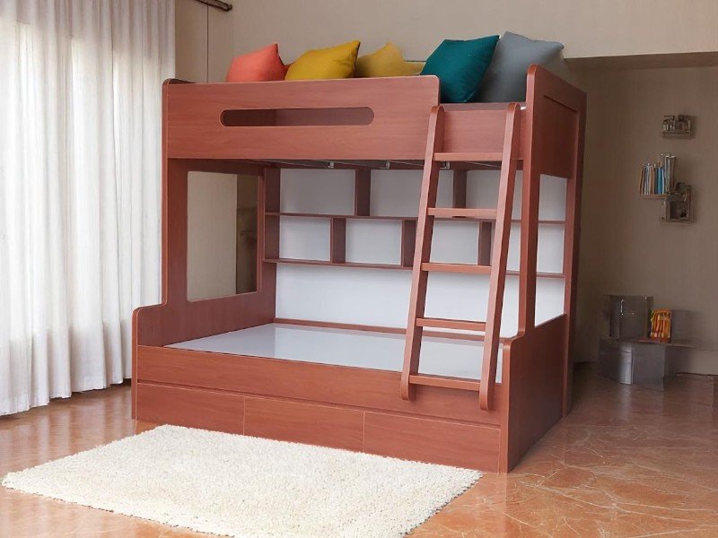 8 lợi ích khi dùng giường tầng gỗ trong gia đình hiện đại 2 Lợi ích khi dùng giường tầng gỗ