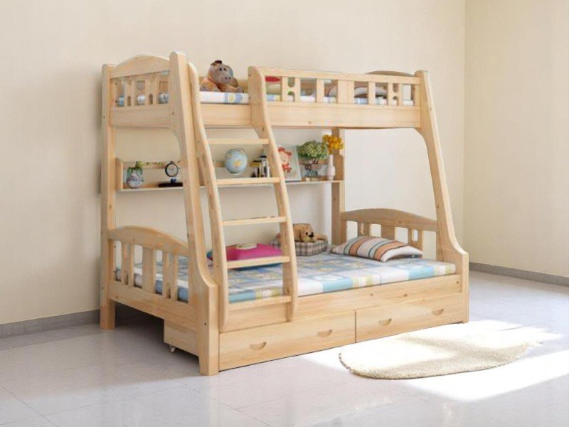 5 Tác dụng tiện ích của giường tầng trong đời sống hiện đại 2 Tác dụng tiện ích của giường tầng