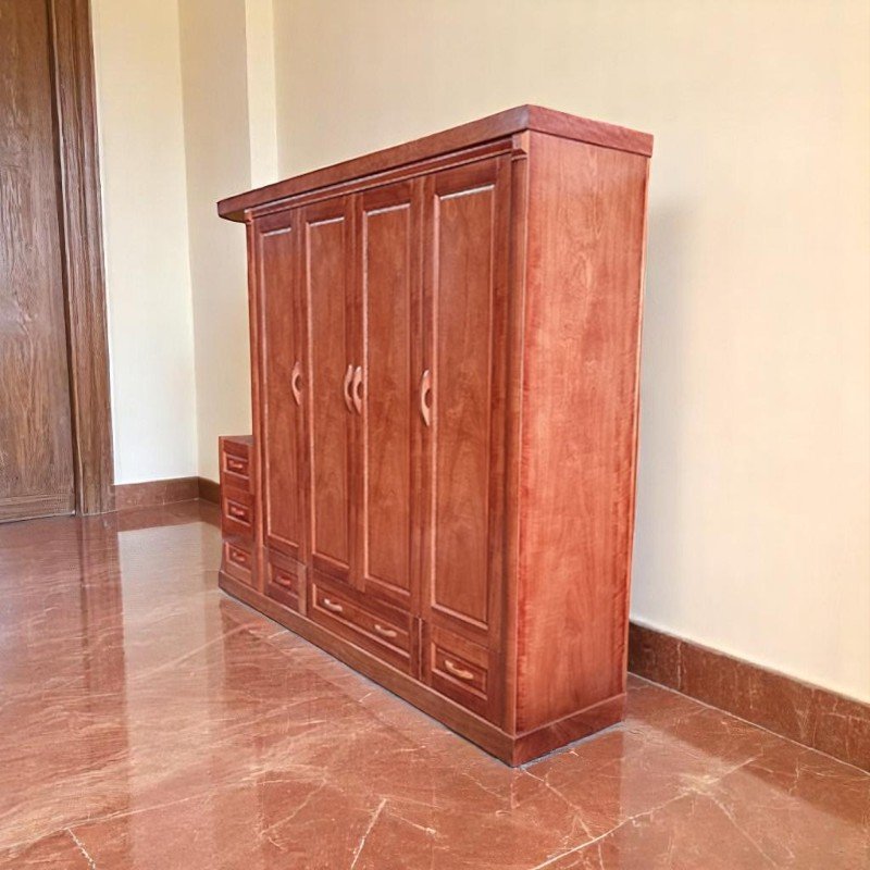 Tủ áo gỗ đa năng kết hợp bàn trang điểm