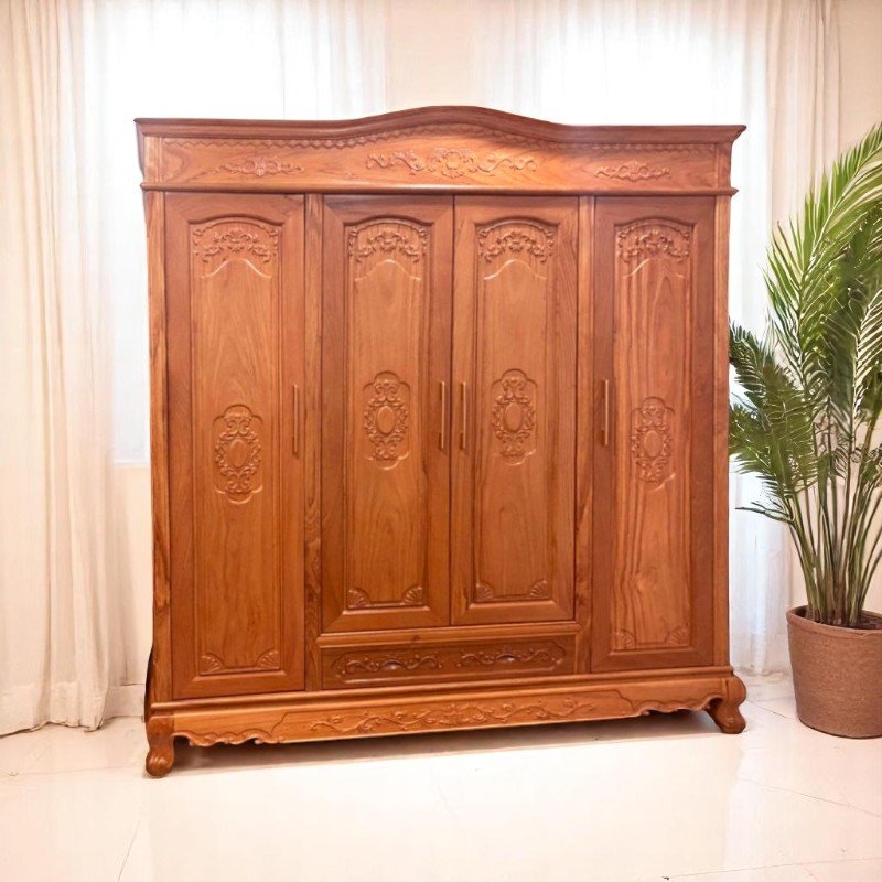 Tủ quần áo có nhiều ngăn kéo đựng đồ tiện lợi