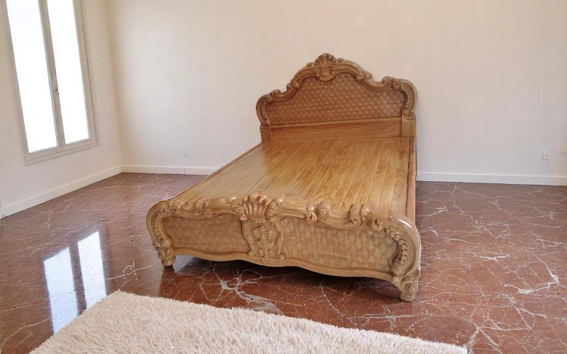 7 mẫu giường đôi được yêu thích trong năm nay 1 Giường đôi