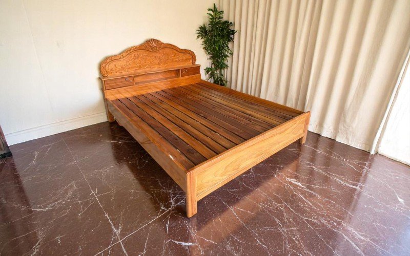 7 mẫu giường đôi được yêu thích trong năm nay 4 Giường đôi
