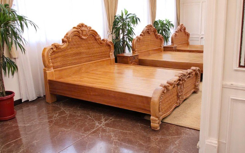 7 mẫu giường đôi được yêu thích trong năm nay 3 Giường đôi