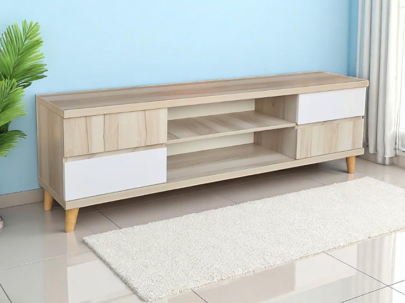 4 Cách làm mới mặt kệ tivi 2 4 Cách làm mới mặt kệ tivi