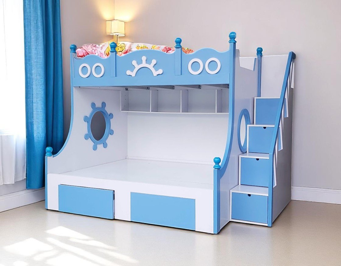 8 cách trang trí giường tầng đẹp mắt - Biến không gian ngủ của bạn thành một thế giới riêng 3 8 cách trang trí giường tầng đẹp mắt
