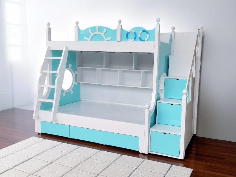 Giường 2 Tầng Thông Minh Cho Người Lớn Hiện Đại 3 Giường 2 tầng thông minh cho người lớn
