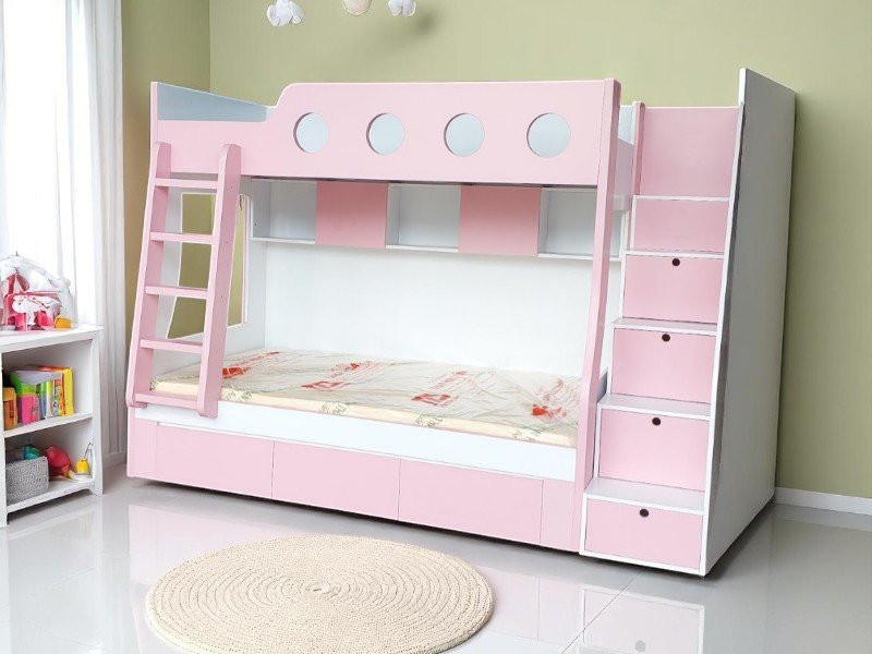 6 điểm nổi bật của giường tầng đa năng cho trẻ em hiện đại 1 Giường tầng đa năng cho trẻ em