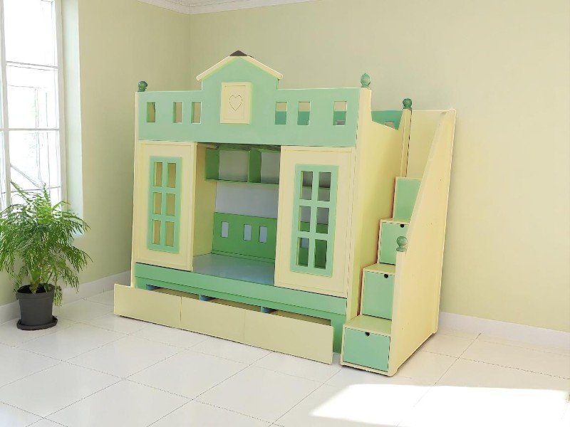 6 điểm nổi bật của giường tầng đa năng cho trẻ em hiện đại 1 Giường tầng đa năng cho trẻ em