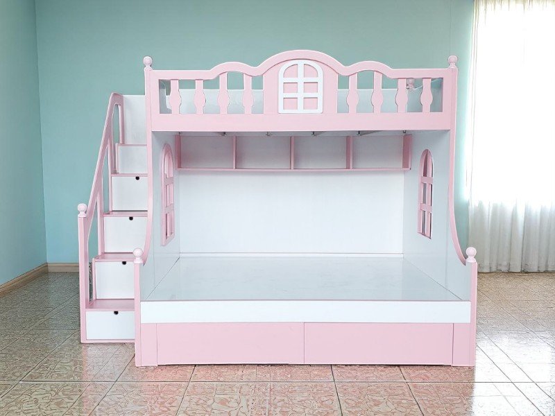 5 ưu điểm nổi bật của giường tầng gỗ sồi tự nhiên 7 Giường tầng gỗ sồi tự nhiên