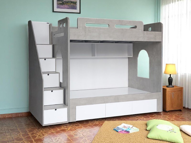 5 điểm nổi bật của giường tầng gỗ thông nhập khẩu 1 Giường tầng gỗ thông nhập khẩu