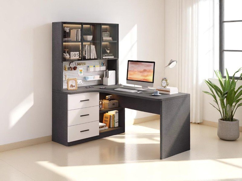 6 kiểu bàn làm việc tối ưu không gian hiện đại 1 Kiểu bàn làm việc tối ưu không gian