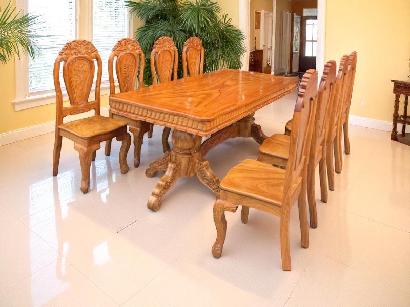 5 lợi ích bàn ăn gỗ tạo điểm nhấn nổi bật cho không gian 3 Lợi ích bàn ăn gỗ tạo điểm nhấn nổi bật