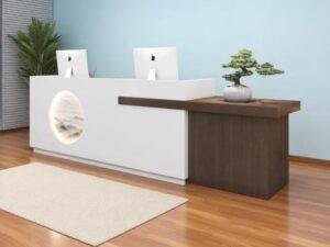 6 mẹo chọn quầy tiếp tân cho spa mini tiết kiệm diện tích 2 Quầy tiếp tân cho spa mini