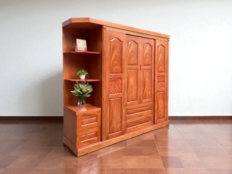 Tủ Gỗ Quần Áo – Bền Bỉ, Tinh Tế Cho Gia Đình 1 Tủ gỗ quần áo