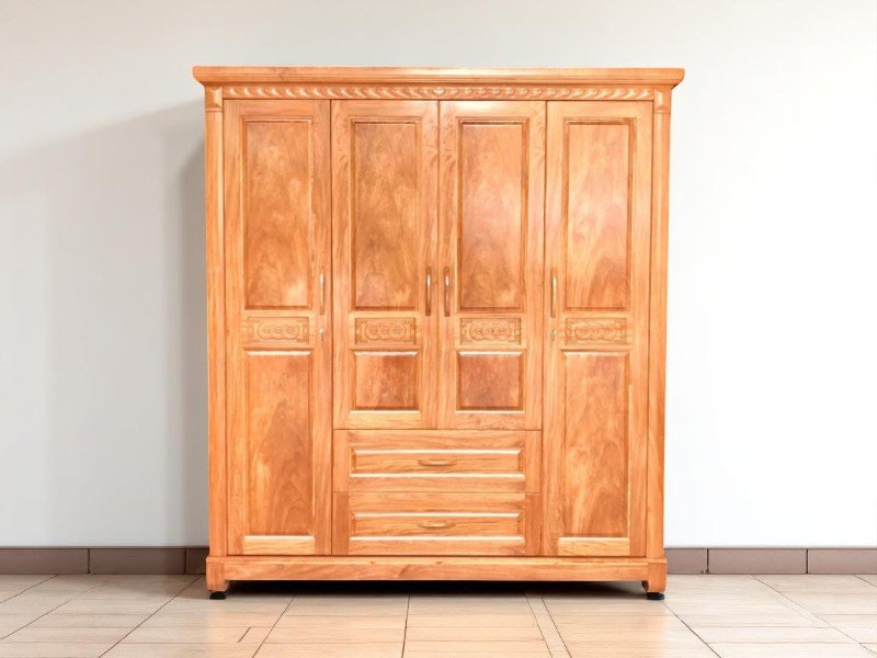 Tủ Gỗ Quần Áo – Bền Bỉ, Tinh Tế Cho Gia Đình 4 Tủ gỗ quần áo