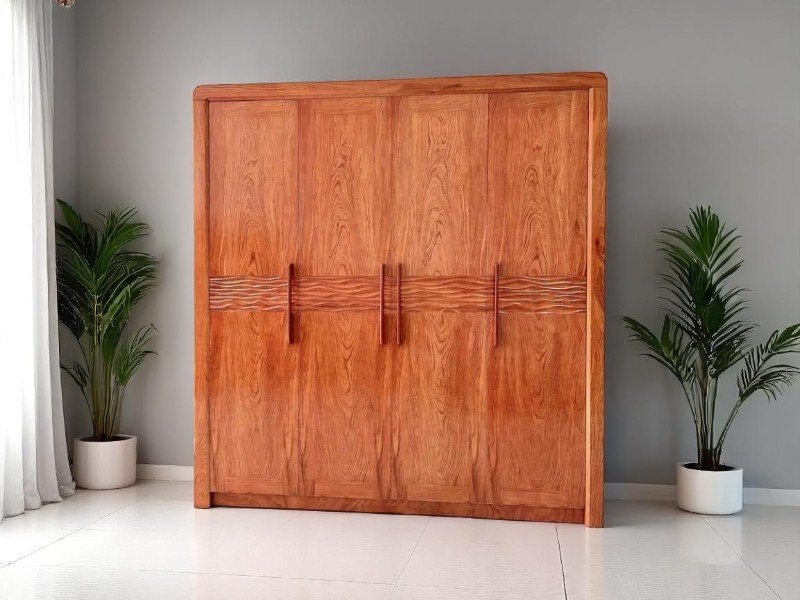 Tủ quần áo 4 cánh hiện đại giá rẻ 3 Tủ quần áo 4 cánh hiện đại giá rẻ