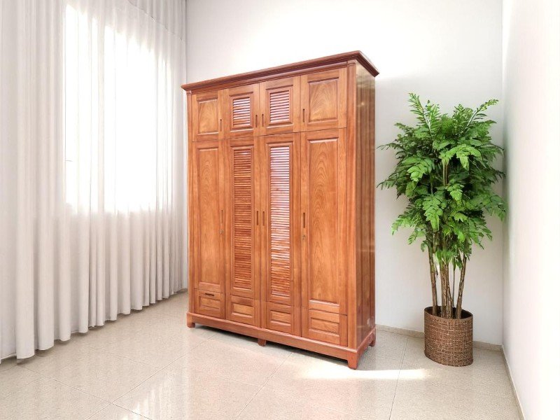 5 bí quyết sử dụng tủ quần áo gỗ MDF chống ẩm hiệu quả 6 Tủ quần áo gỗ MDF chống ẩm