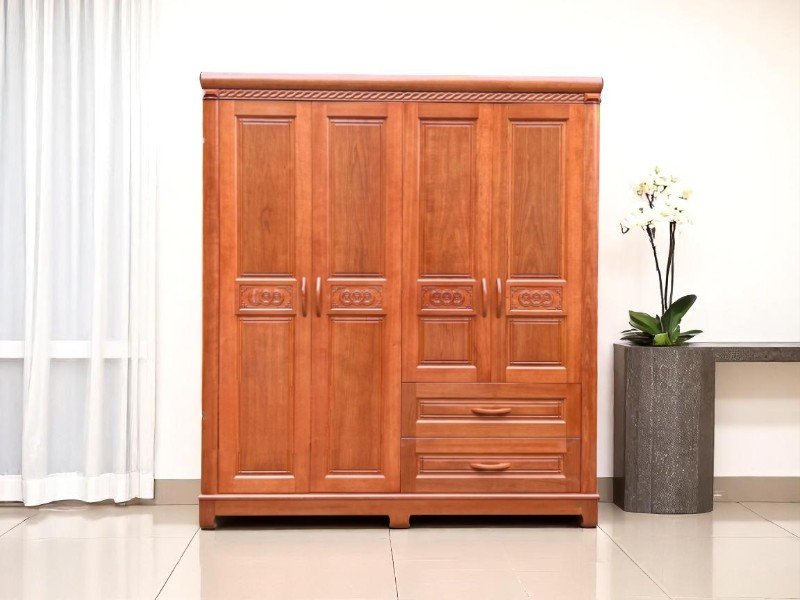 5 bí quyết sử dụng tủ quần áo gỗ MDF chống ẩm hiệu quả 4 Tủ quần áo gỗ MDF chống ẩm