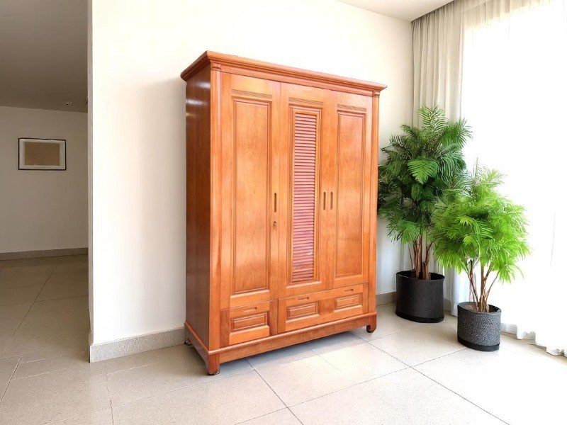 5 bí quyết sử dụng tủ quần áo gỗ MDF chống ẩm hiệu quả 3 Tủ quần áo gỗ MDF chống ẩm