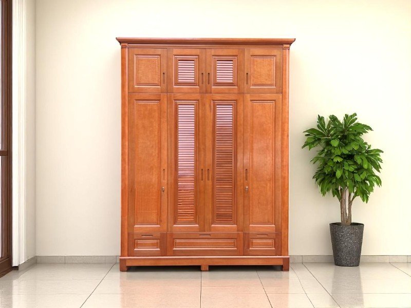 4 điểm nổi bật của tủ quần áo gỗ sồi chất lượng tốt 1 Tủ quần áo gỗ sồi chất lượng tốt