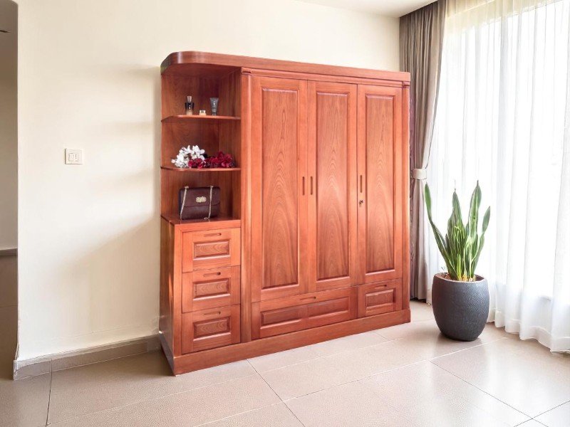 4 điểm nổi bật của tủ quần áo gỗ sồi chất lượng tốt 4 Tủ quần áo gỗ sồi chất lượng tốt