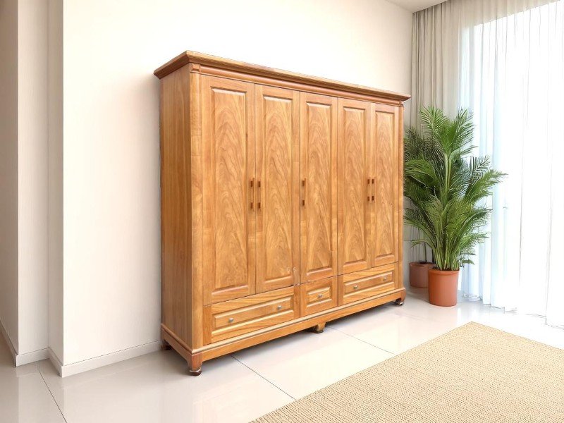 4 điểm nổi bật của tủ quần áo gỗ sồi chất lượng tốt 3 Tủ quần áo gỗ sồi chất lượng tốt