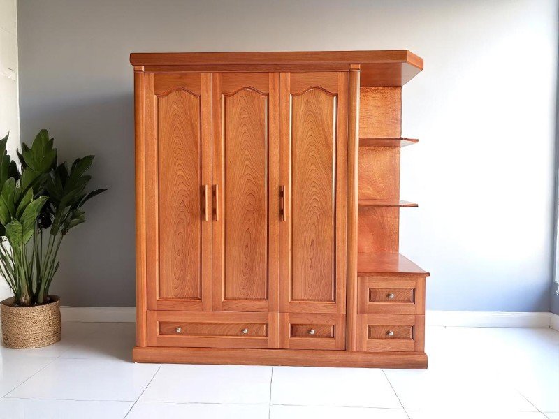 Tủ quần áo gỗ tự nhiên đẹp