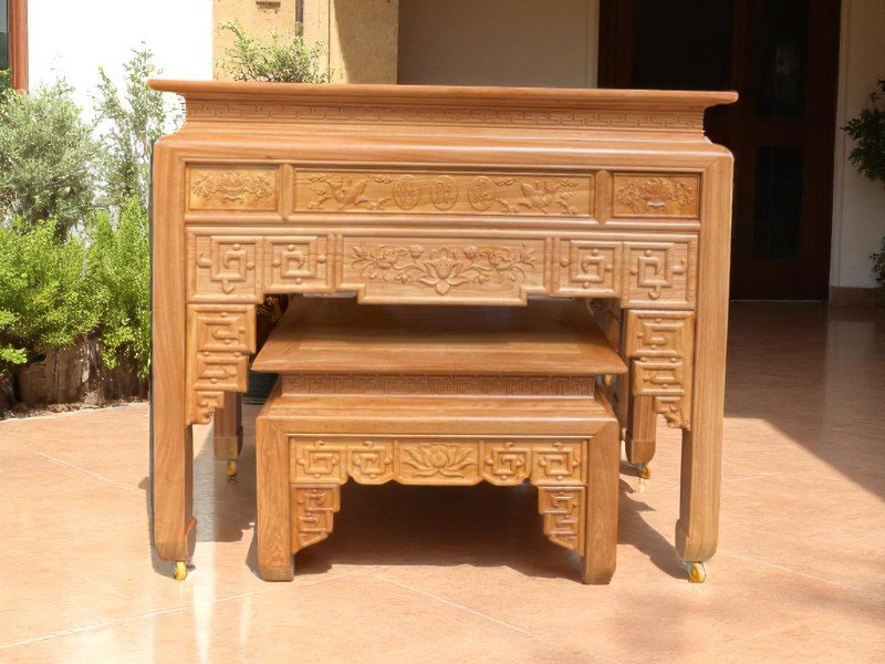7 lý do tủ thờ gỗ hương hiện đại được ưa chuộng hiện nay 3 Tủ thờ gỗ hương hiện đại