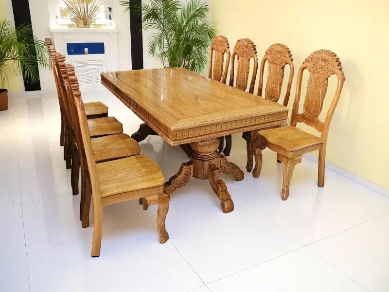 6 Xu Hướng Bàn Ăn Gỗ Phù Hợp Phong Thủy Nhà Thu Hút Tài Lộc 22 bàn ăn cao cấp