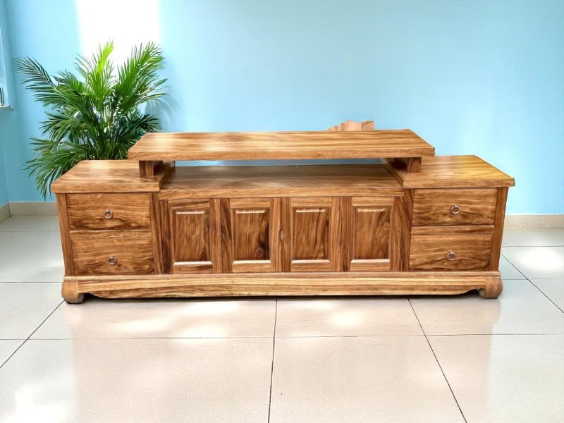 6 ý tưởng thiết kế kệ tivi sáng tạo cho không gian sống ấn tượng 1 Ý tưởng thiết kế kệ tivi sáng tạo