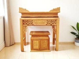 tủ thờ gỗ pơ mu tự nhiên
