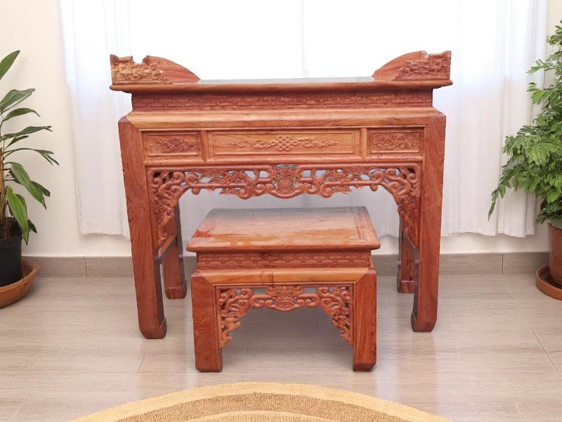 5 lý do khiến tủ thờ gỗ pơ mu tự nhiên được nhiều gia đình yêu thích 1 tủ thờ gỗ pơ mu tự nhiên