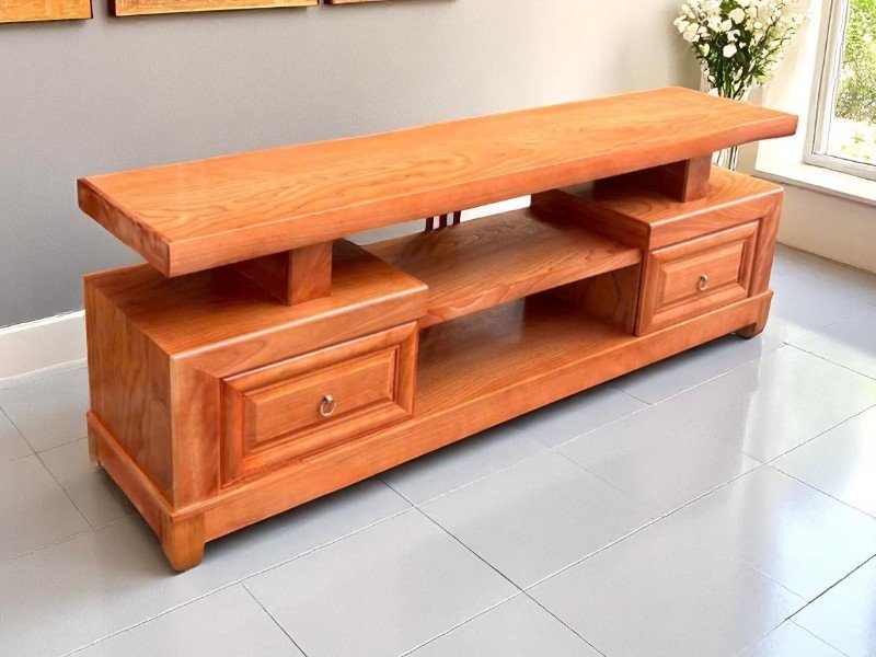 9 bước khử mùi gỗ mới trên kệ tivi hiệu quả