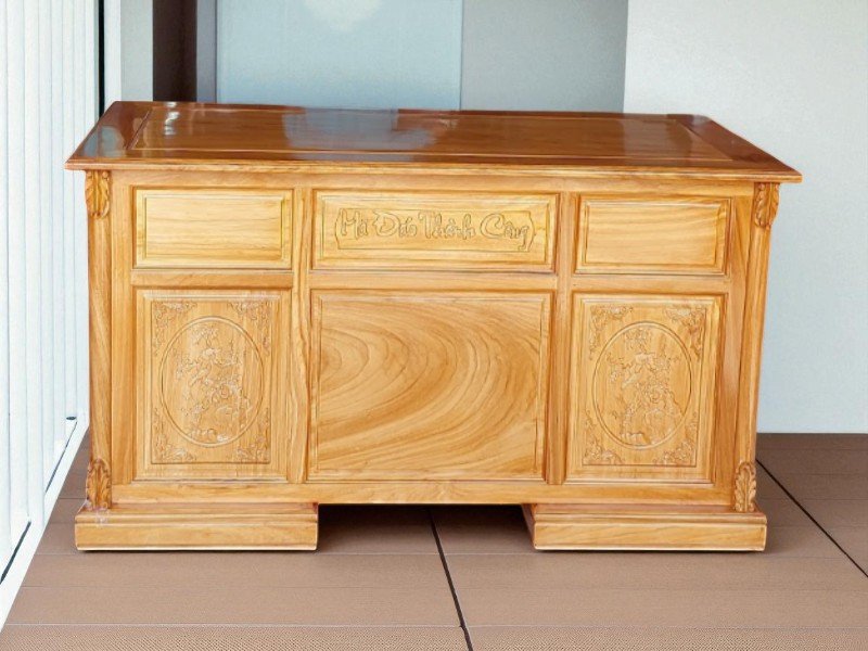 Bàn Làm Việc Gỗ Tại Phường Tân Định Đẹp Và Bền Chắc 1 Bàn làm việc gỗ tại Phường Tân Định