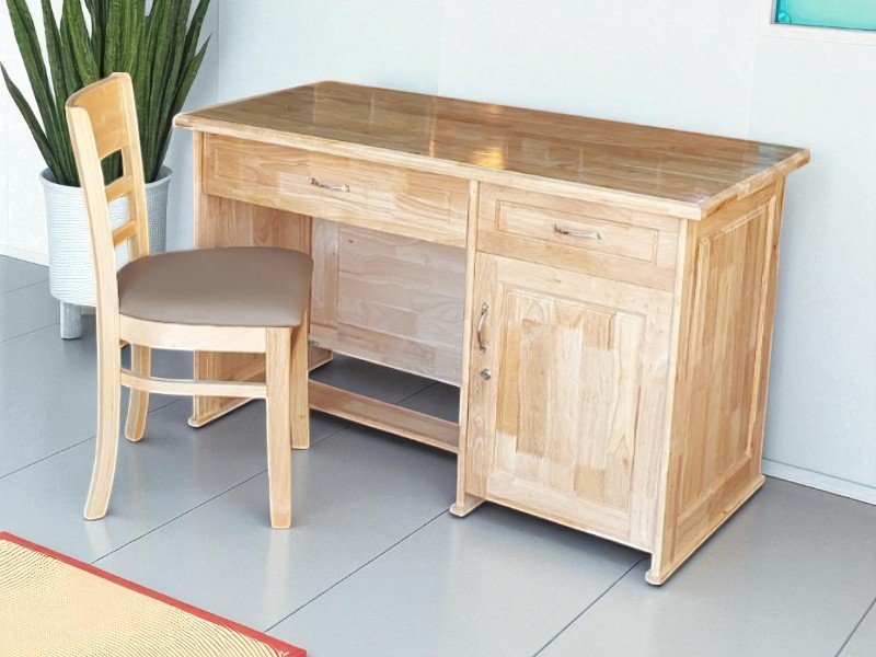 Bàn Làm Việc Gỗ Tại Phường Tân Định Đẹp Và Bền Chắc 2 Bàn làm việc gỗ tại Phường Tân Định