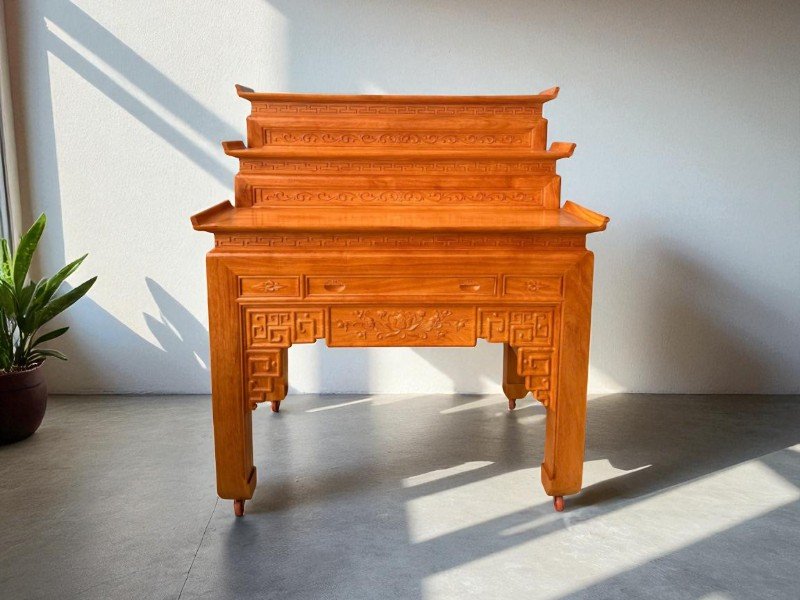 Bàn Thờ Chân Quỳ – Vẻ Đẹp Cổ Kính Mang Đậm Bản Sắc Dân Tộc 1 Bàn thờ chân quỳ