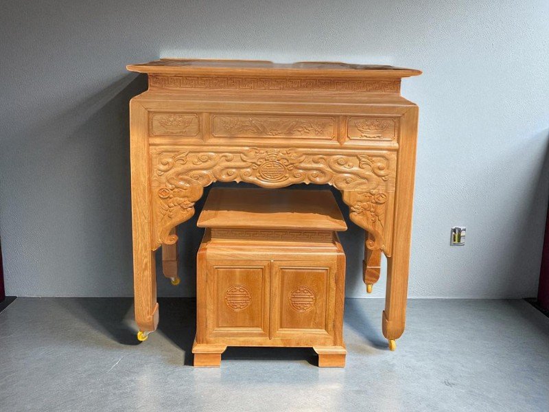 Bàn Thờ Chân Quỳ – Vẻ Đẹp Cổ Kính Mang Đậm Bản Sắc Dân Tộc 5 Bàn thờ chân quỳ