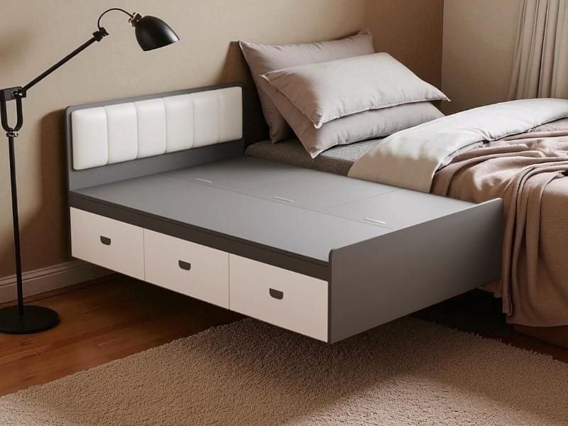 Giá giường gỗ xoan đào 2mx2m2