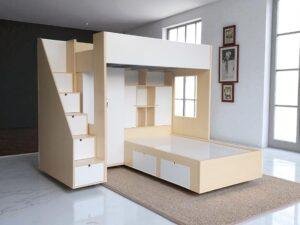 Giường gỗ 2 tầng người lớn Bền Chắc, An Toàn 14 Giường gỗ 2 tầng người lớn