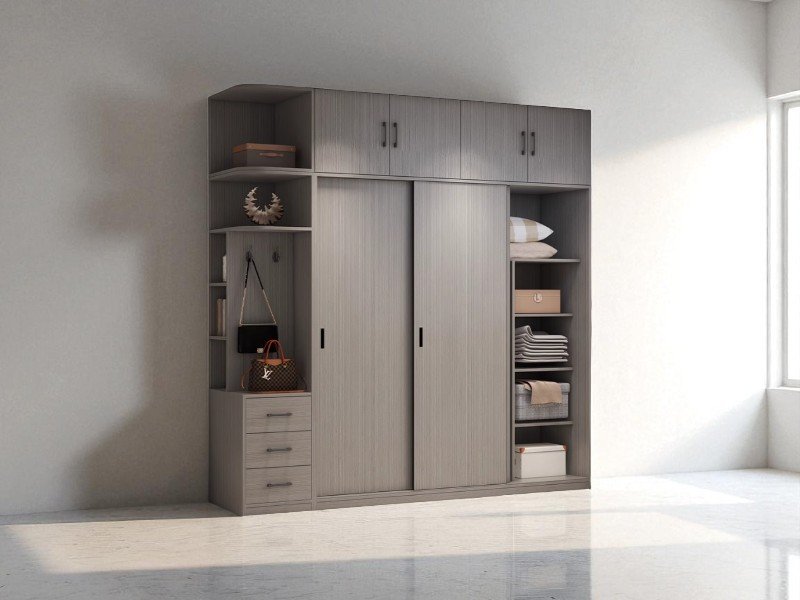 Giường kết hợp tủ quần áo tiện nghi đa năng 1 Giường kết hợp tủ quần áo