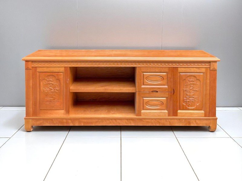Kệ Tivi Gỗ Tự Nhiên Sang Trọng Và Bền Bỉ 4 Kệ tivi gỗ tự nhiên