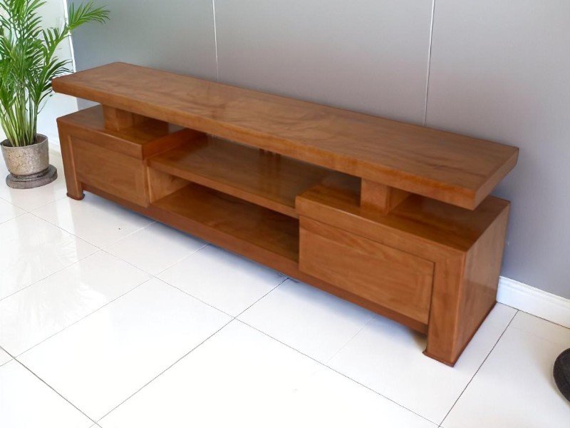 Kệ Tivi Gỗ Tự Nhiên Sang Trọng Và Bền Bỉ 3 Kệ tivi gỗ tự nhiên
