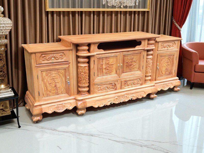 Kệ Tivi Kèm Giá Sách – Giải Pháp Nội Thất Thông Minh 2 Kệ tivi kèm giá sách