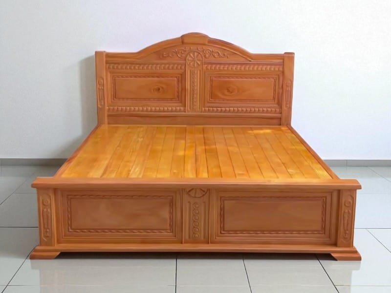Mẫu Giường Gỗ 1m8x2m Đẹp Và Tiện Nghi Nhất 1 Mẫu giường gỗ 1m8x2m đẹp