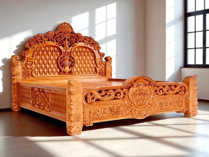 Mẫu Giường Gỗ Đơn Giản Đẹp Dành Cho Mọi Nhà 6 Mẫu giường gỗ đơn giản đẹp