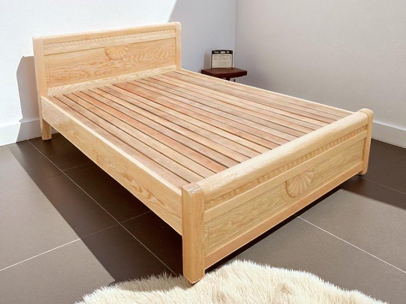 Mẫu Giường Gỗ Đơn Giản Đẹp Dành Cho Mọi Nhà 3 Mẫu giường gỗ đơn giản đẹp