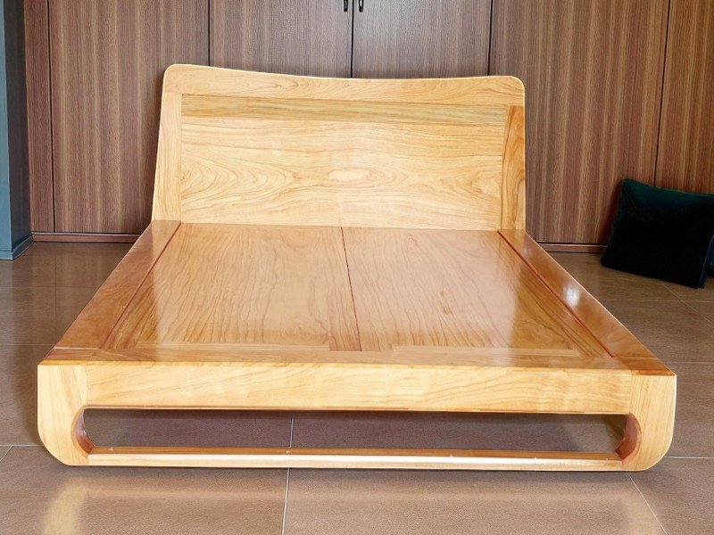 Mẫu giường hộp gỗ đẹp