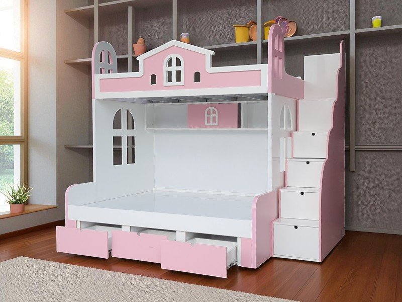Những Mẫu Giường Tầng Đẹp Đáng Mua Nhất Hiện Nay 1 Mẫu giường tầng đẹp